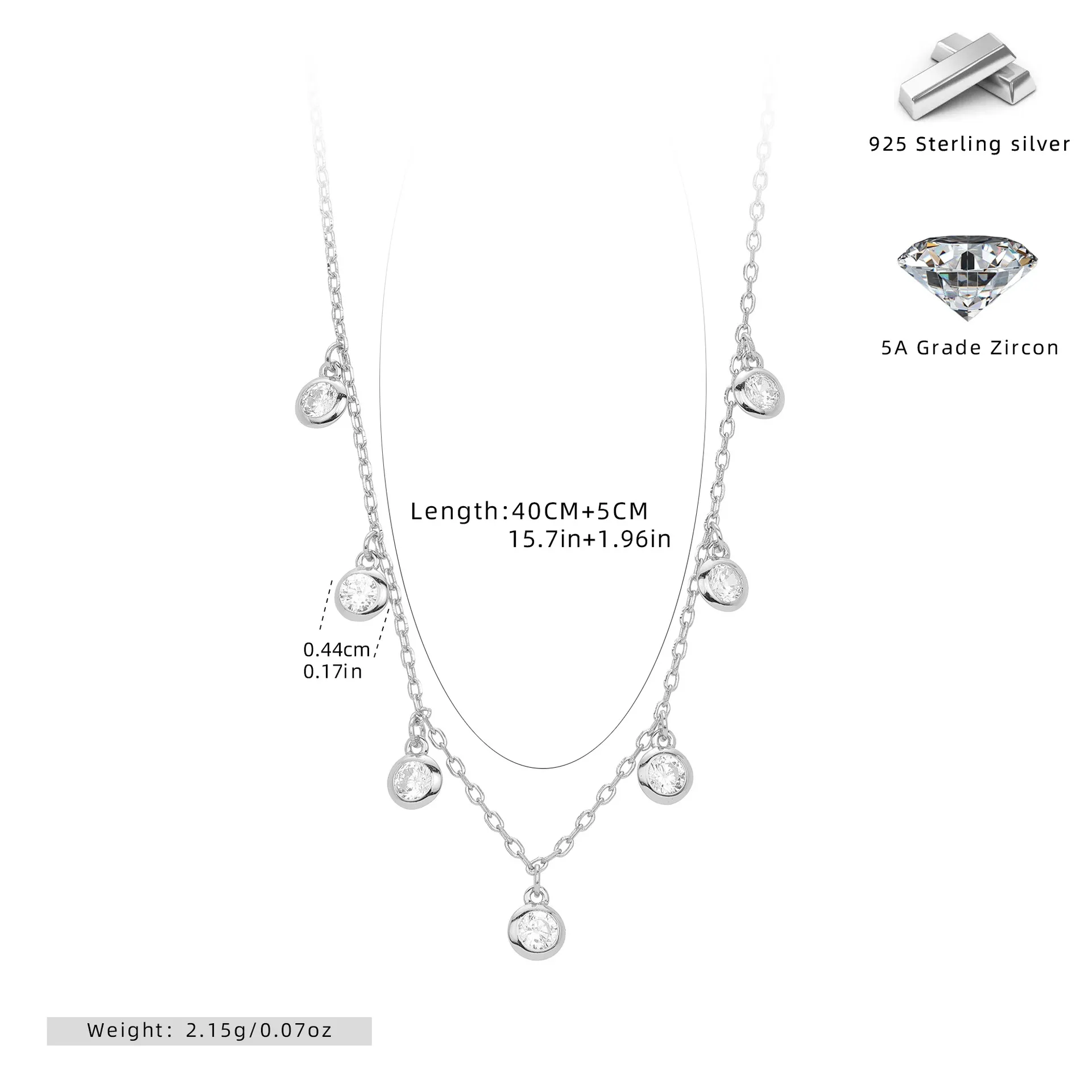 Chain of Lights wholesale 925 sterling silver - Chain of Lights