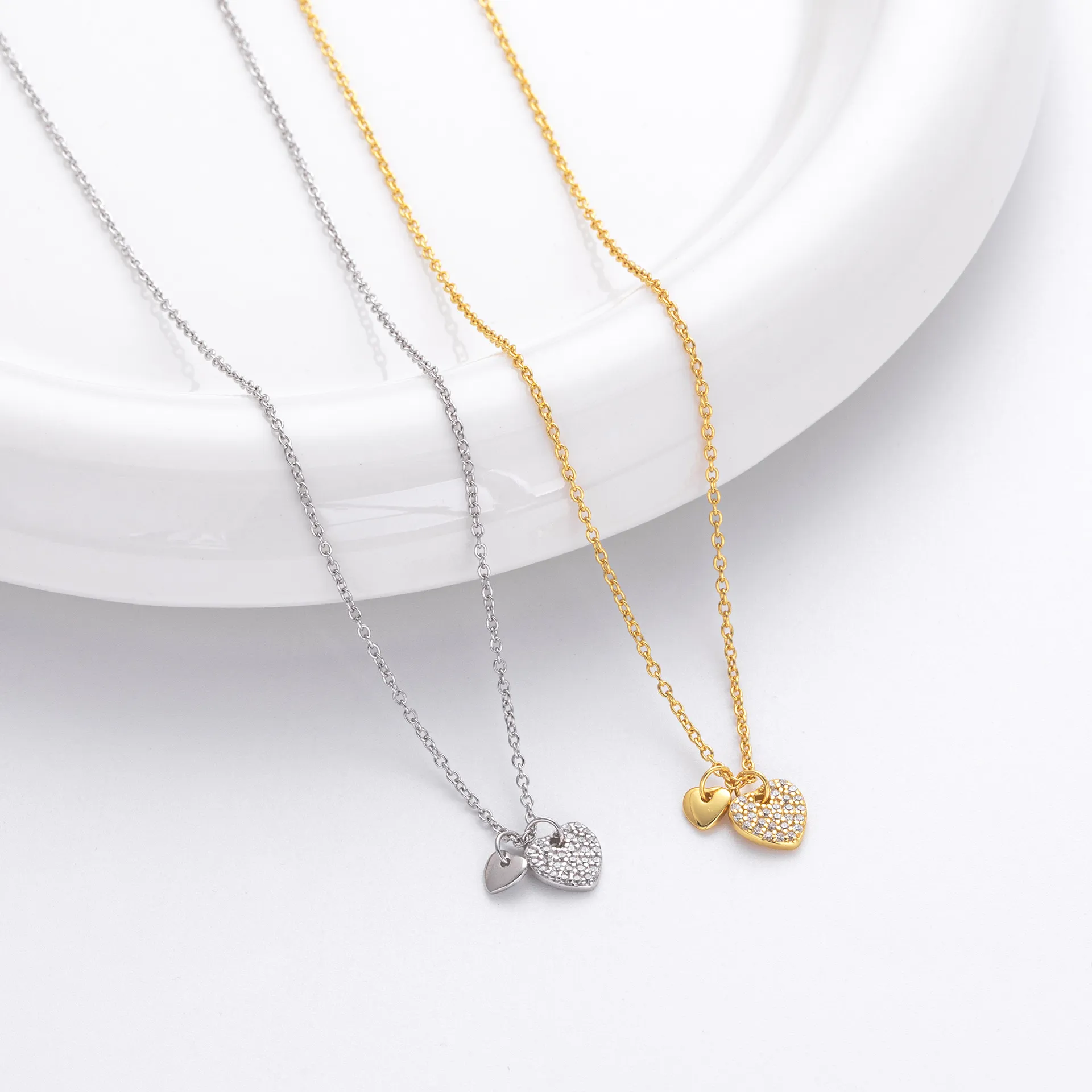 Double Devotion wholesale 925 sterling silver - Double Devotion