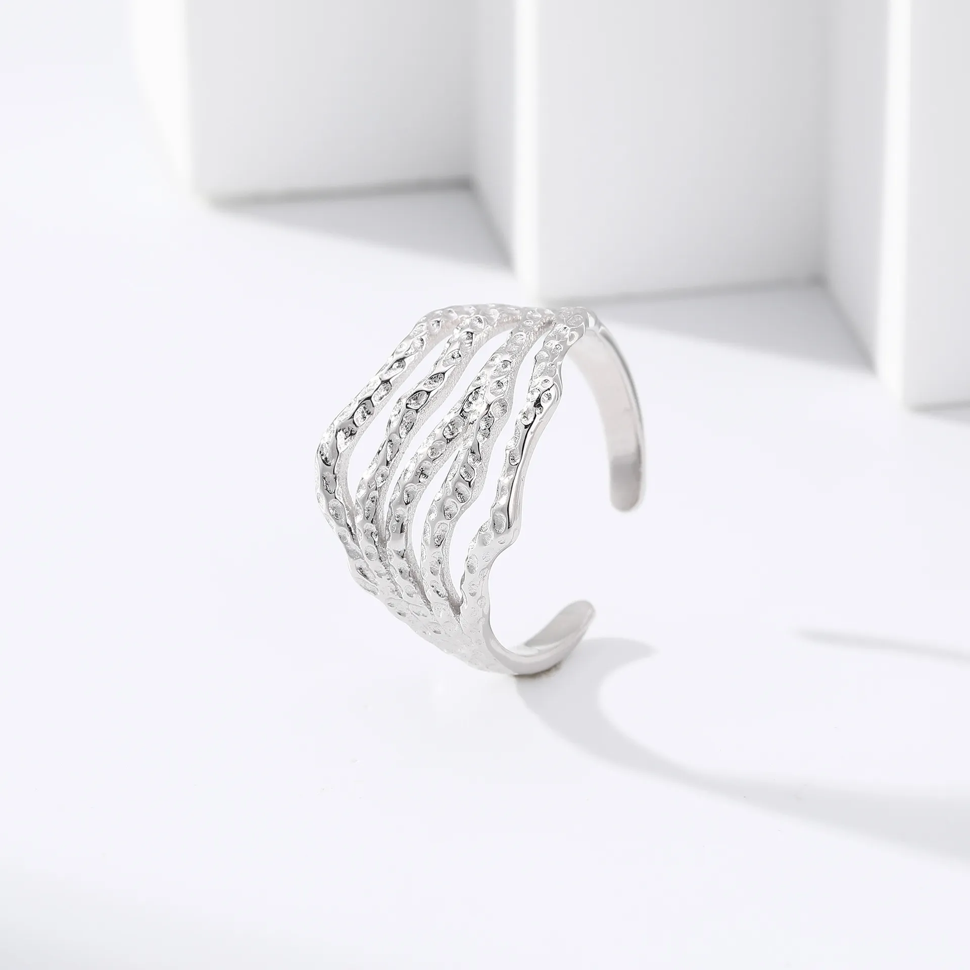 Wholesale 925 Sterling Silver - Rippled Elegance