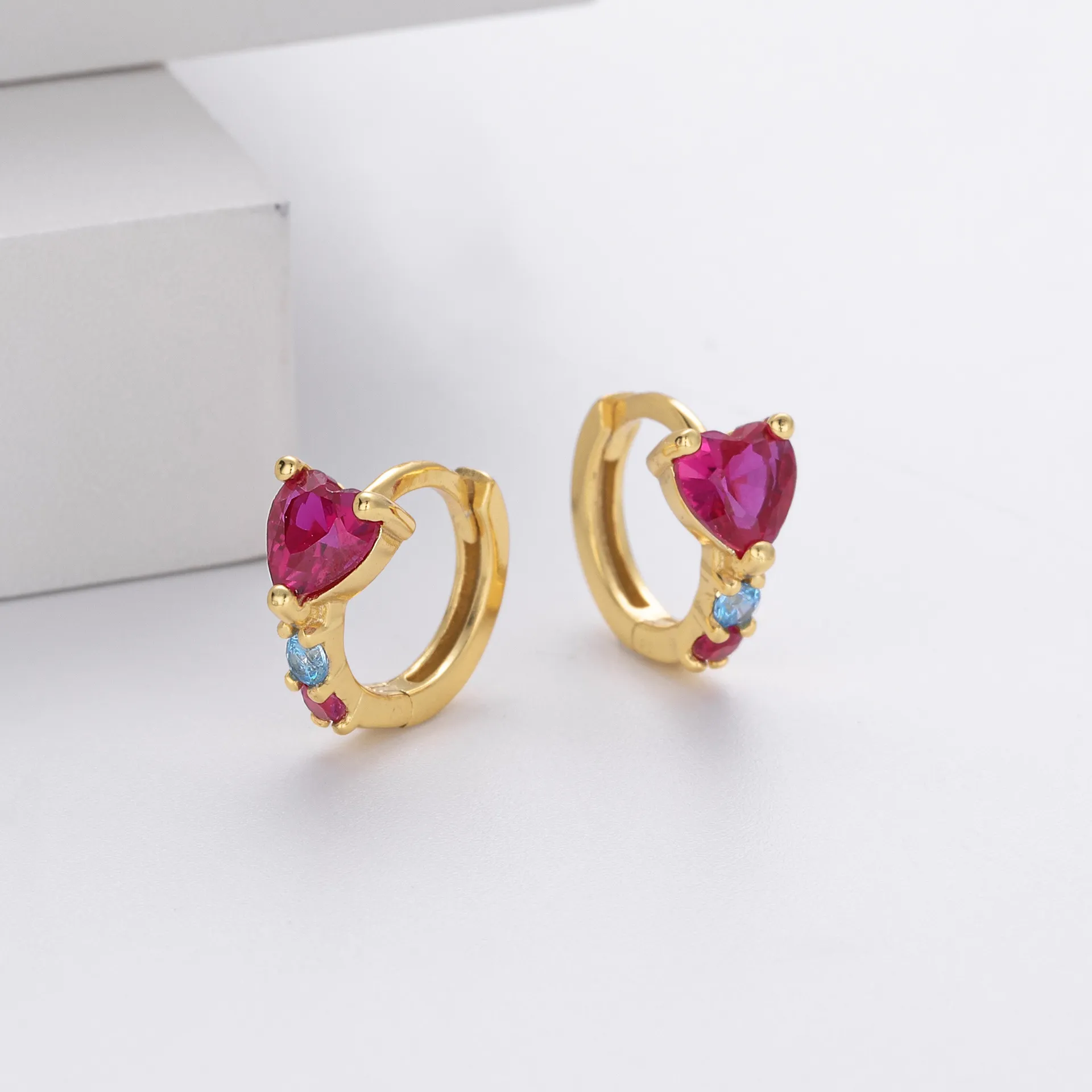 Heart Hoop Earrings