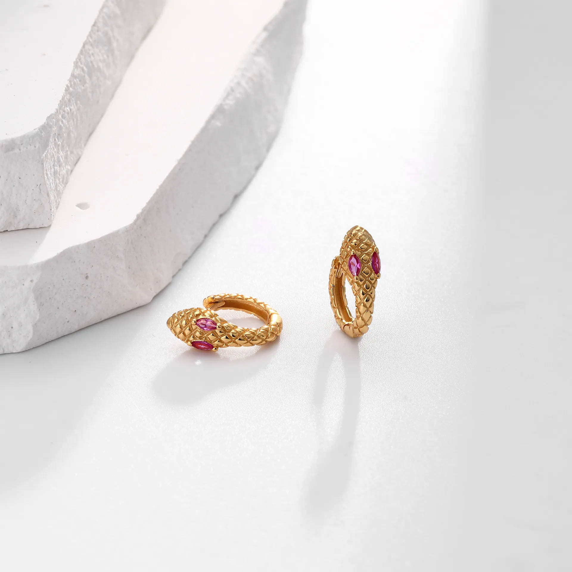 Snake Hoop Earrings Snake Hoop Earrings