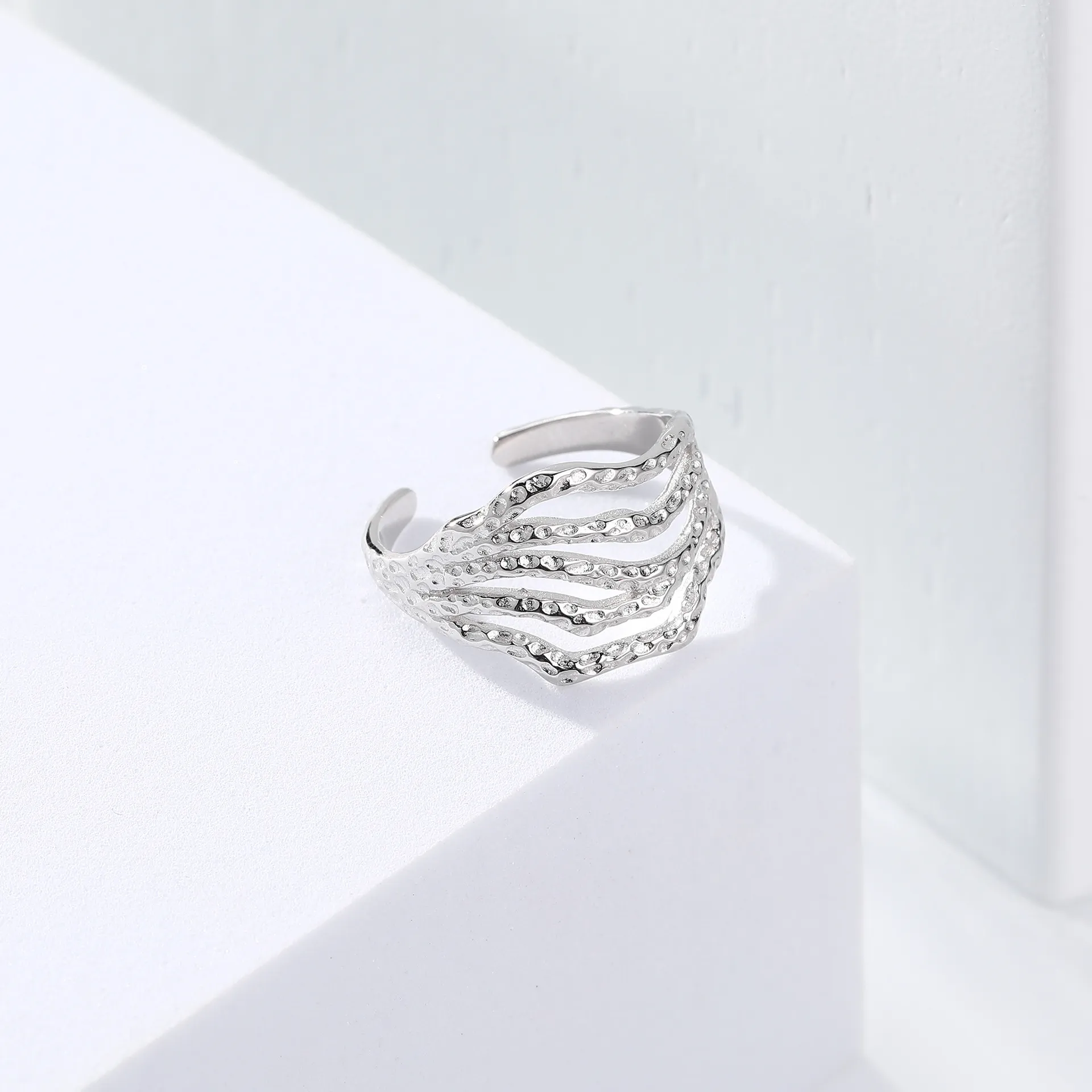 Wholesale 925 Sterling Silver - Rippled Elegance