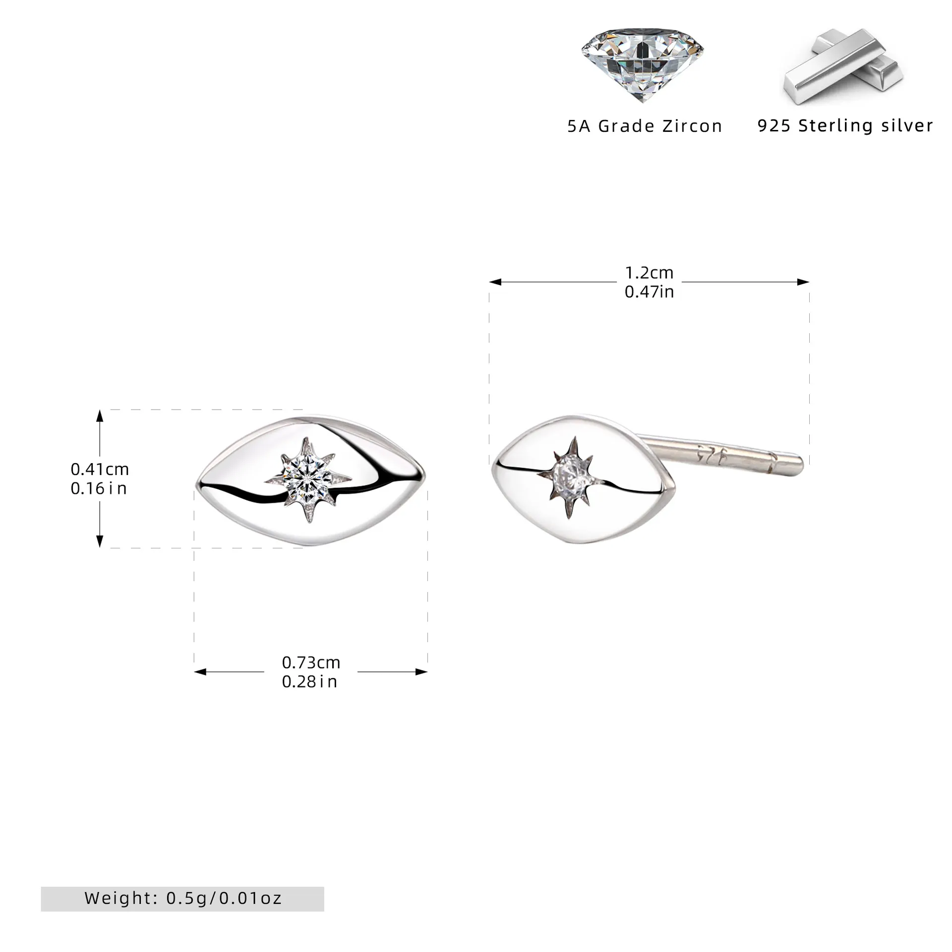 Wholesale 925 Sterling Silver - Celestial Gaze