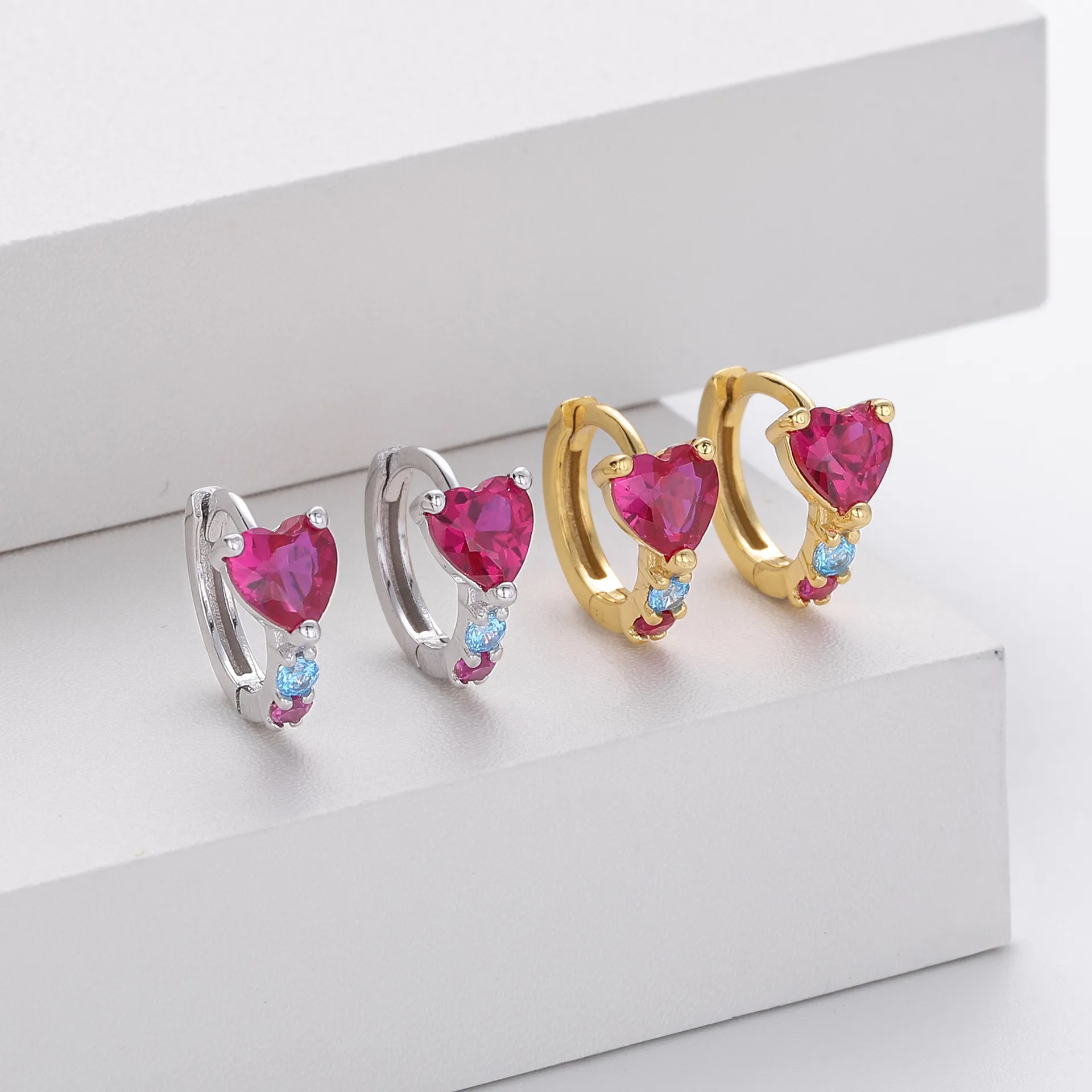 Heart Hoop Earrings