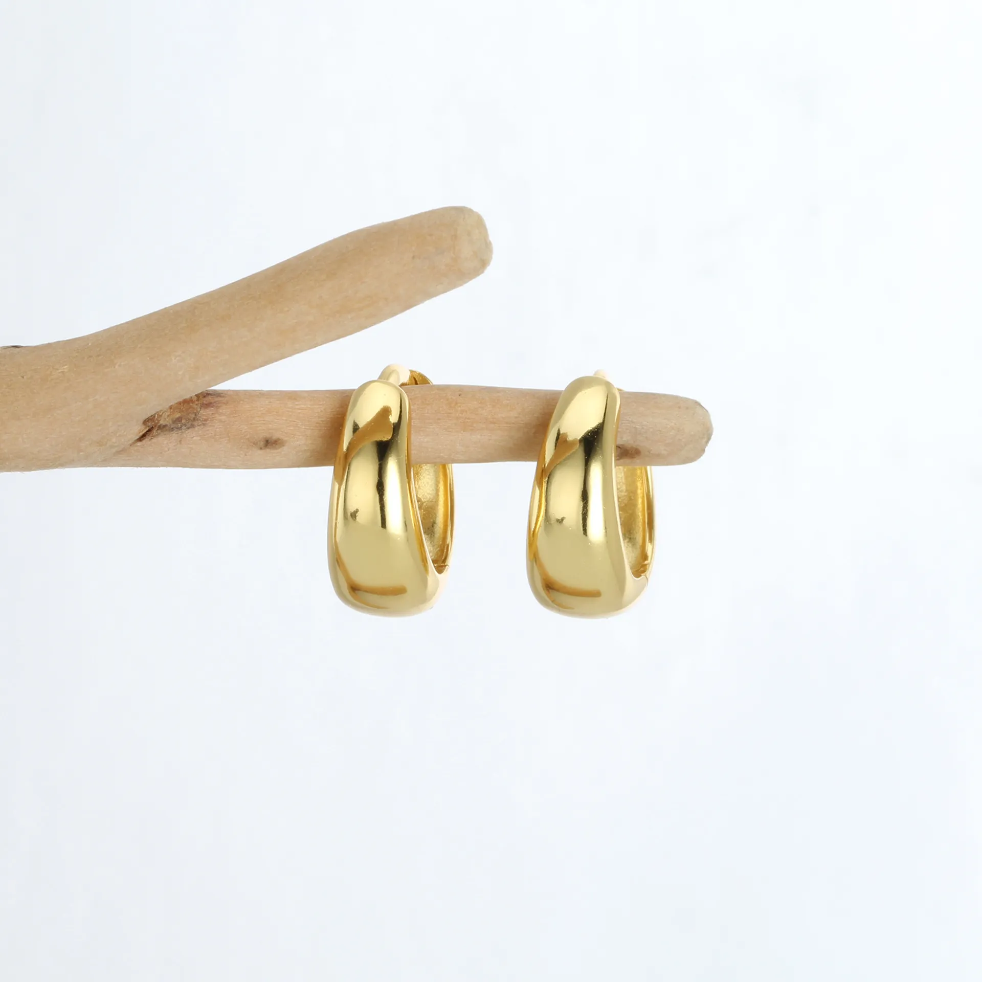 8mm Simple Hoop Earrings