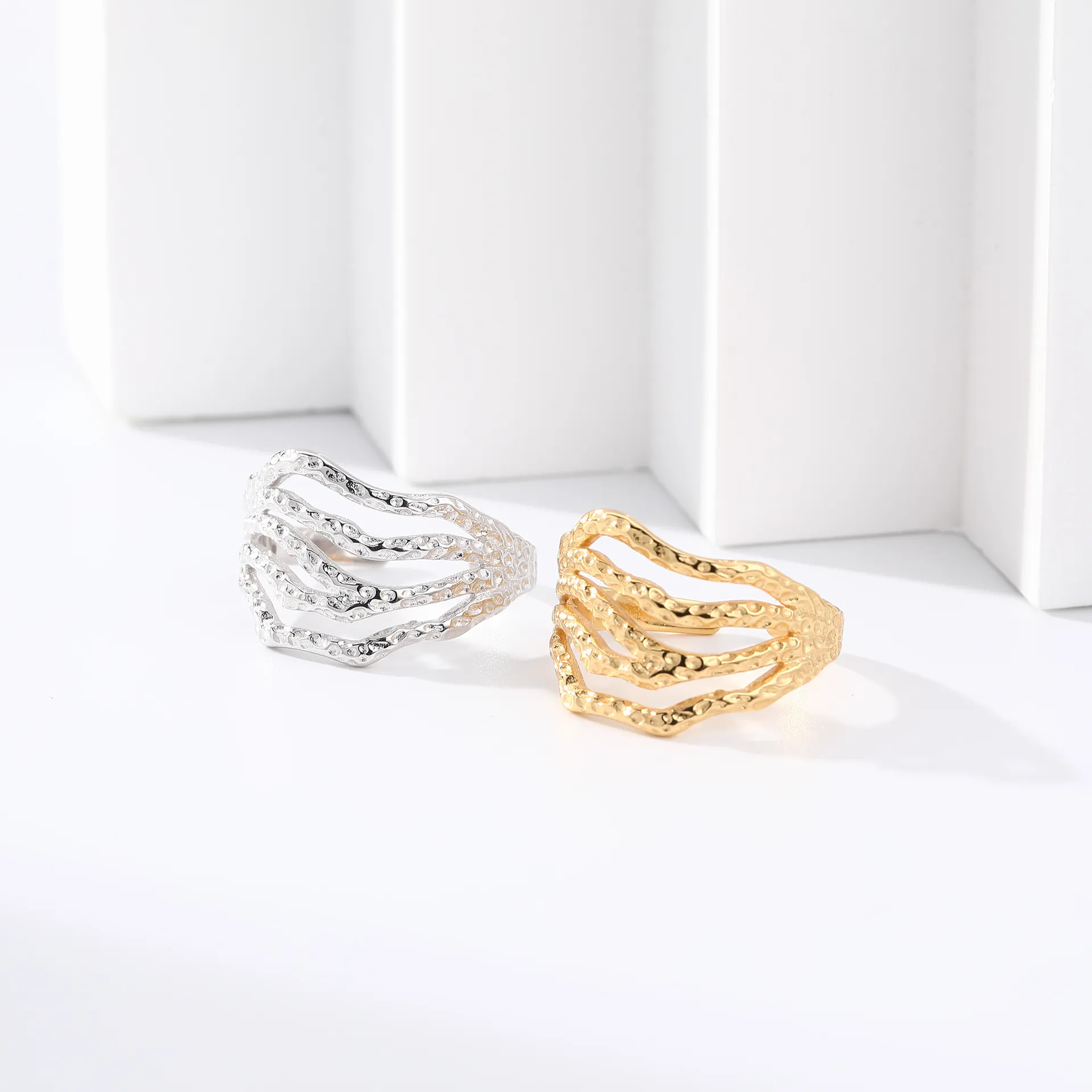 Wholesale 925 Sterling Silver - Rippled Elegance