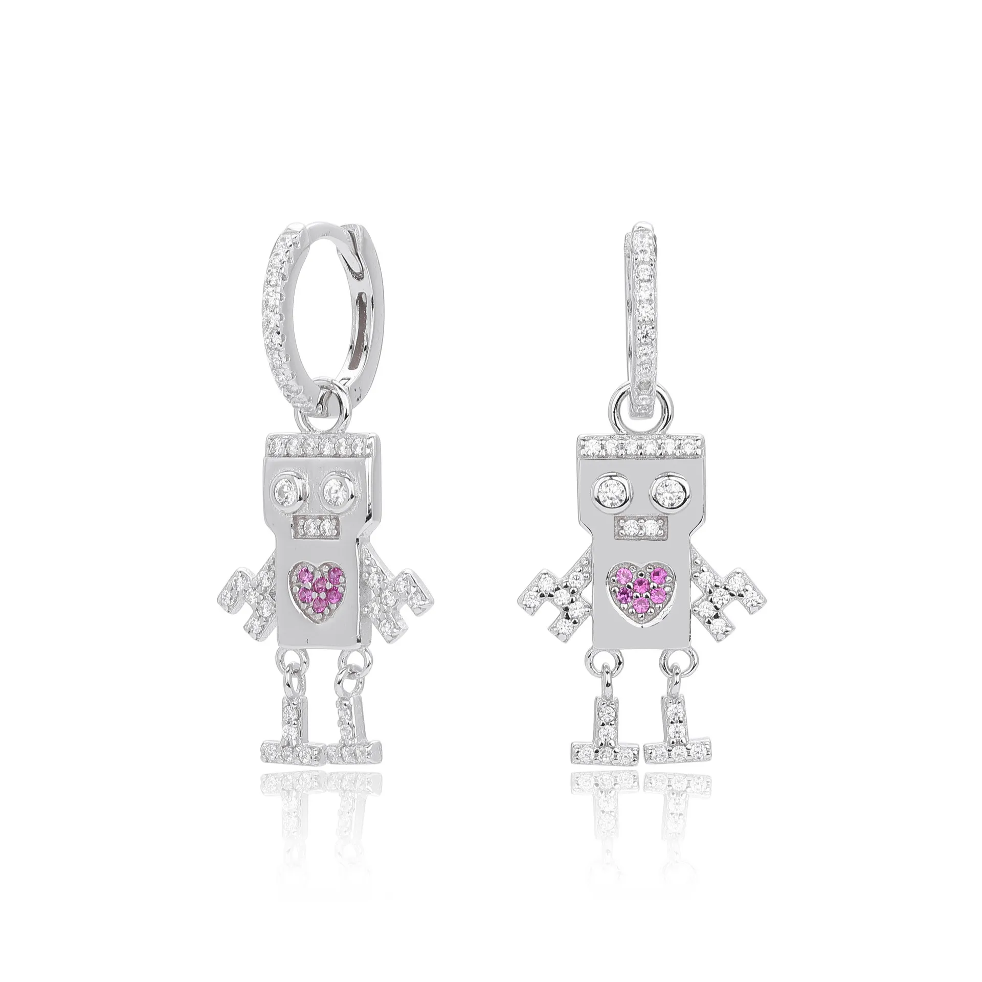 RoboLove - Sterling Silver Earrings!!1900547902-0-cib