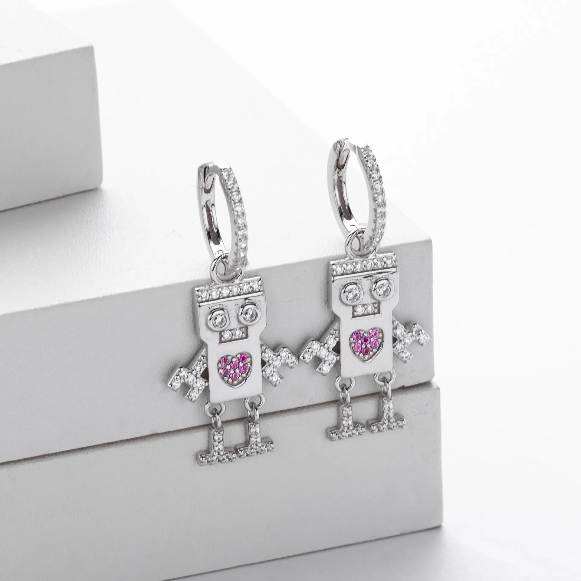 RoboLove - Sterling Silver Earrings!!1900547902-0-cib
